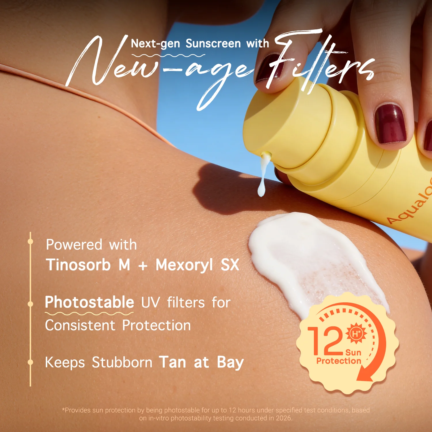 Glow+ Dewy Sunscreen Gel In-Vivo Tested SPF 50+ PA++++ with Papaya & Vitamin C - 50g (Pack of 3) - Image 7