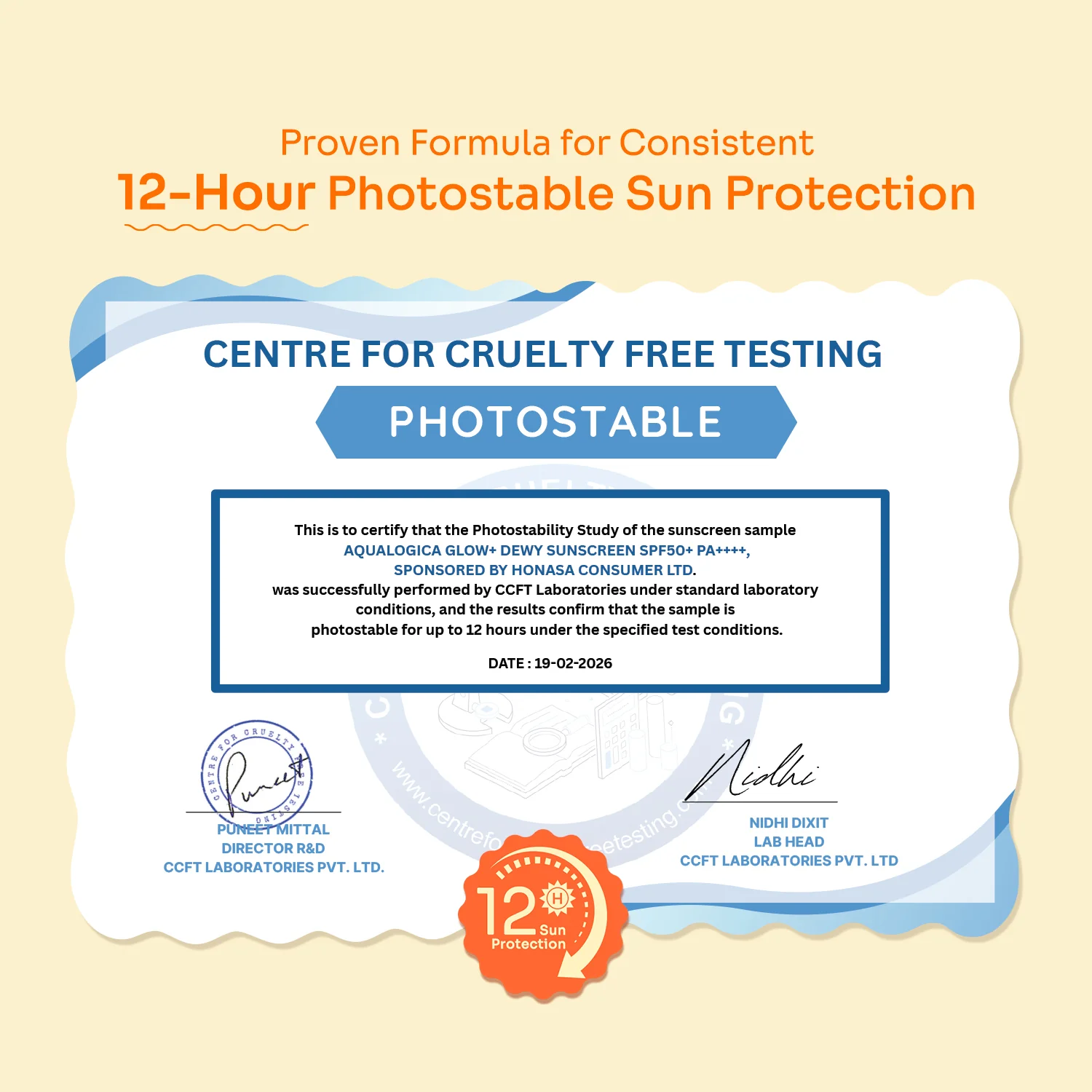 Glow+ Dewy Sunscreen Gel In-Vivo Tested SPF 50+ PA++++ with Papaya & Vitamin C - 80g (Pack of 2) - Image 3
