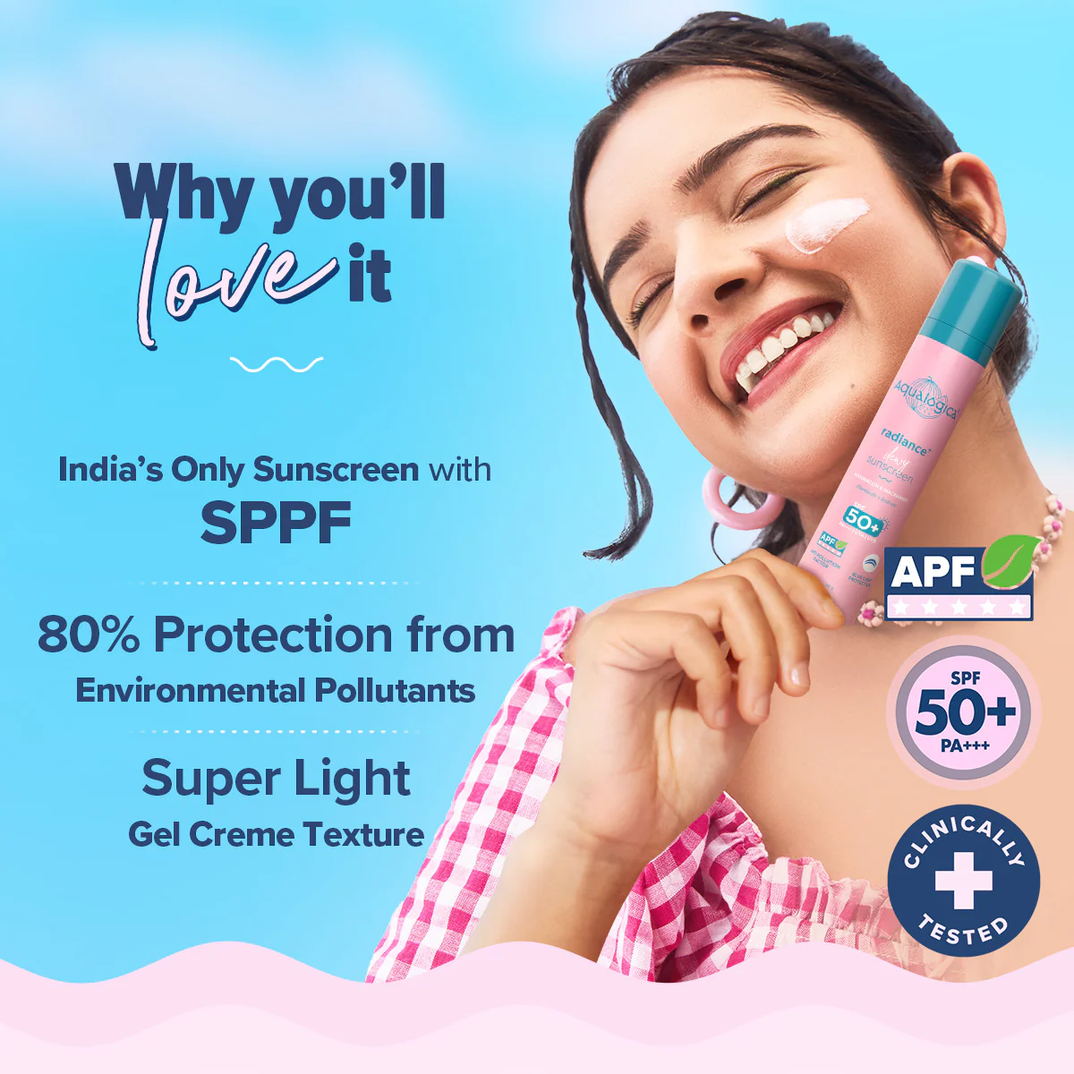 Radiance+ Dewy Sunscreen In-Vivo Tested with Watermelon & Niacinamide with SPF 50 & PA++++ - 50g - Image 10