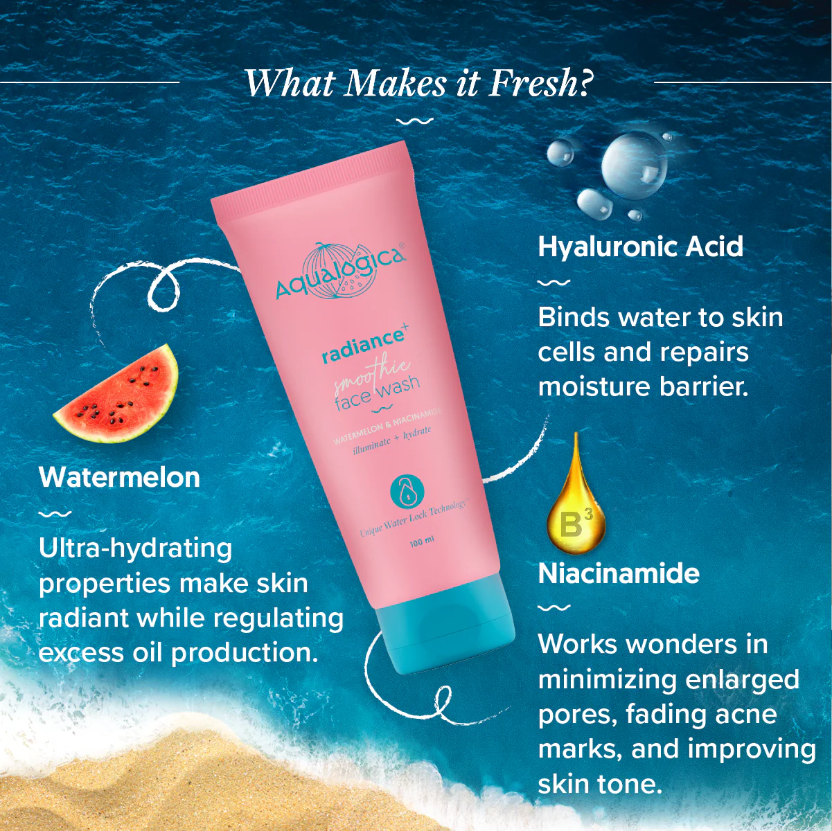 Radiance+ Smoothie Face Wash - 100ml (Pack of 2) - Image 4