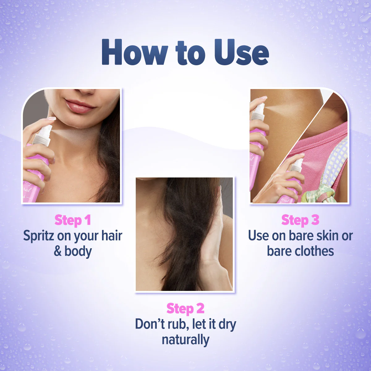Refresh+ Vanilla & Floral Body Mist Duo with Zemea & Hyaluronic Acid - 150 ml - Image 5